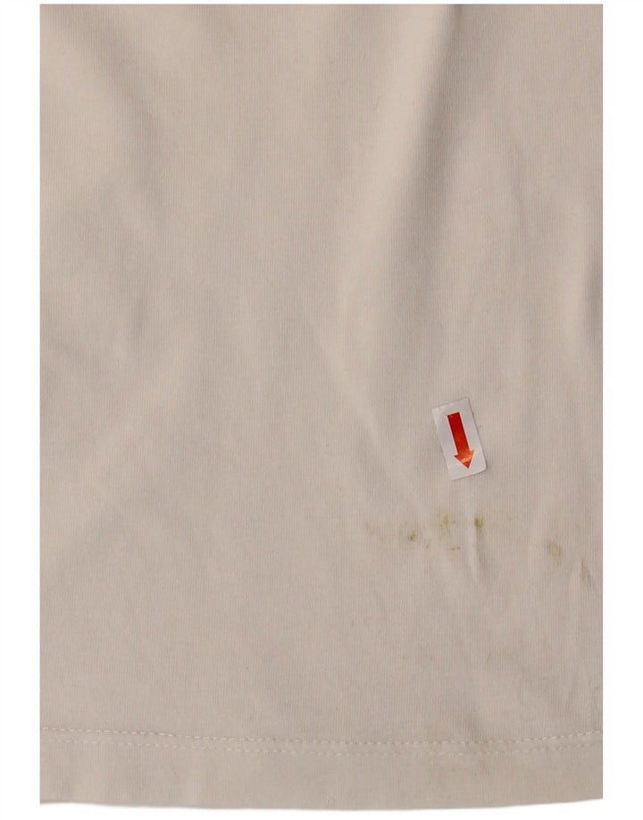 T-shirt da donna LOTTO Top UK 14 grande cotone bianco