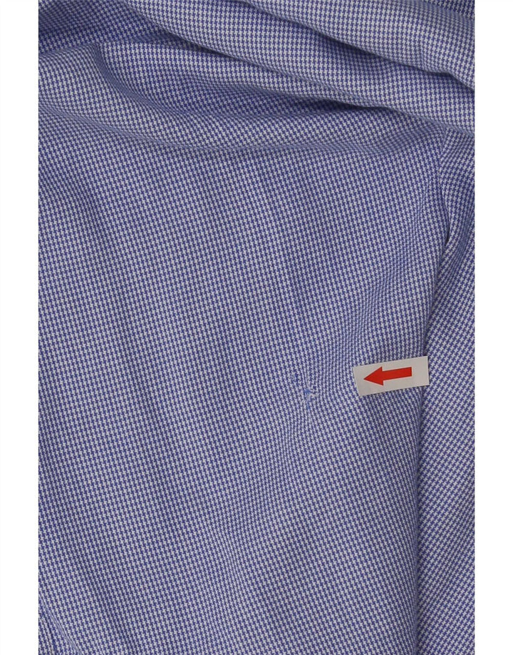 Camicia da uomo Massimo Dutti taglia 40 pied de poule blu medio