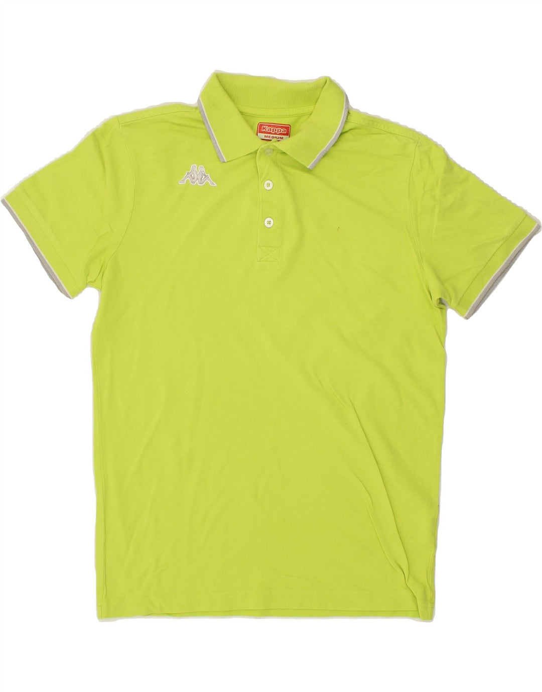 KAPPA Mens Polo Shirt Medium Green Cotton Vintage Kappa and Second-Hand Kappa from Messina Hembry 