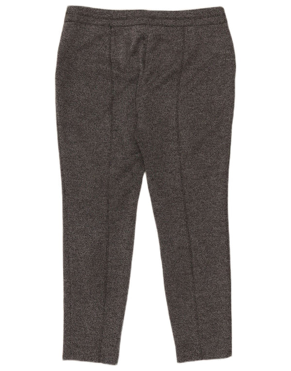 Pantaloni corti da donna Petite Slim M&Co UK 14 Large W32 L26 neri screziati