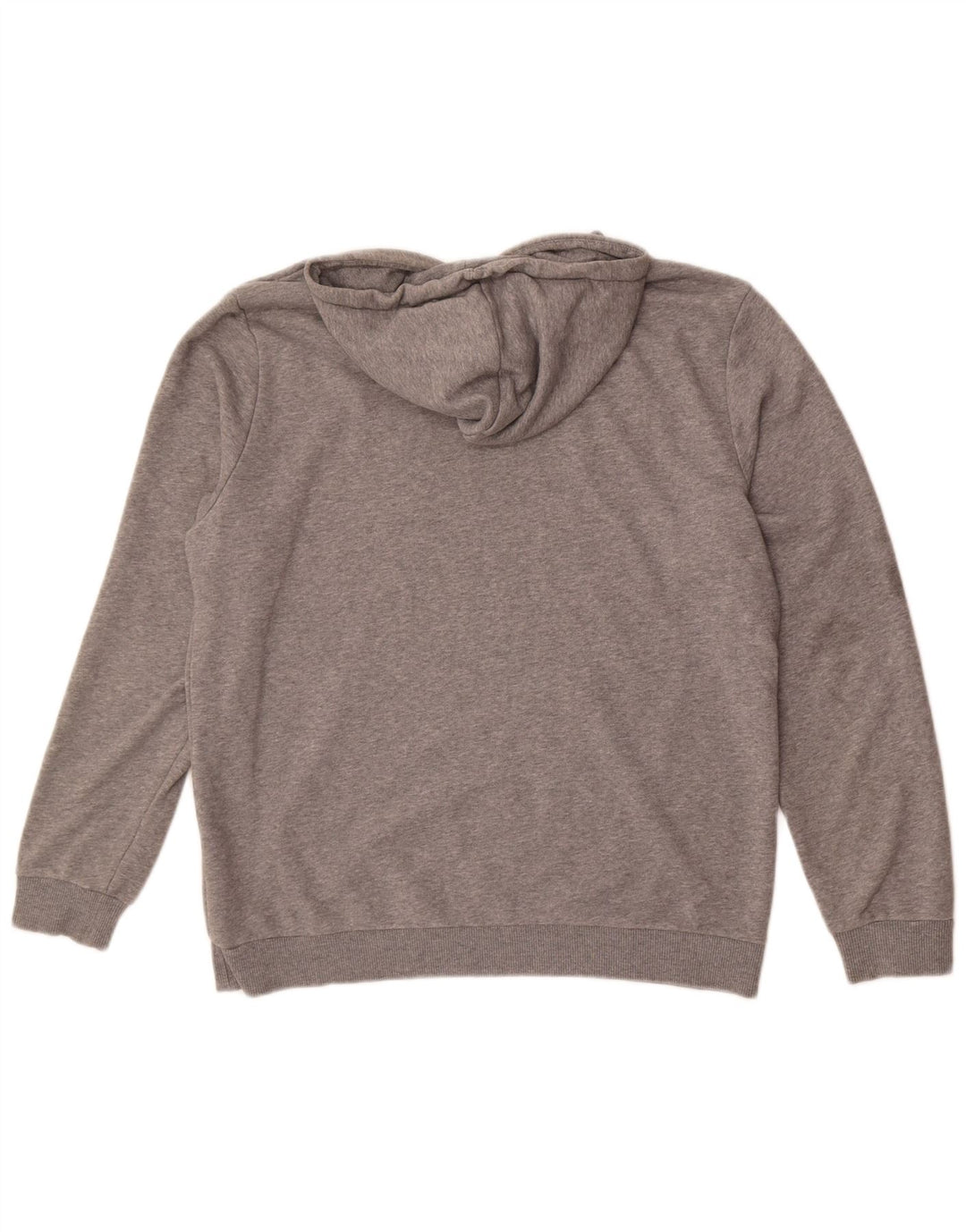 Felpa con cappuccio da uomo Puma in cotone grigio medio