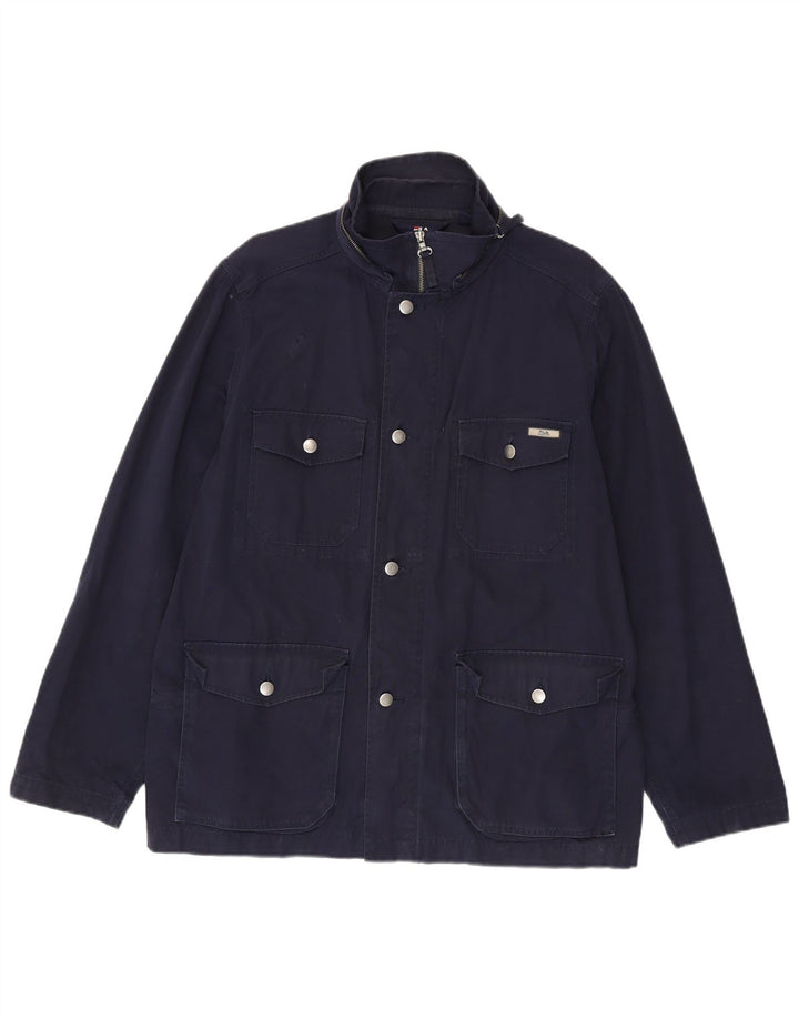 Giacca utility da uomo vestibilità regolare Fila UK 38 cotone blu navy medio