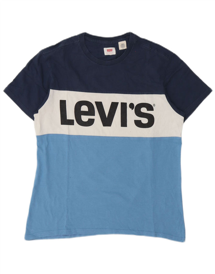 T-shirt grafica da uomo Levi's Top Small multicolore a blocchi di colore