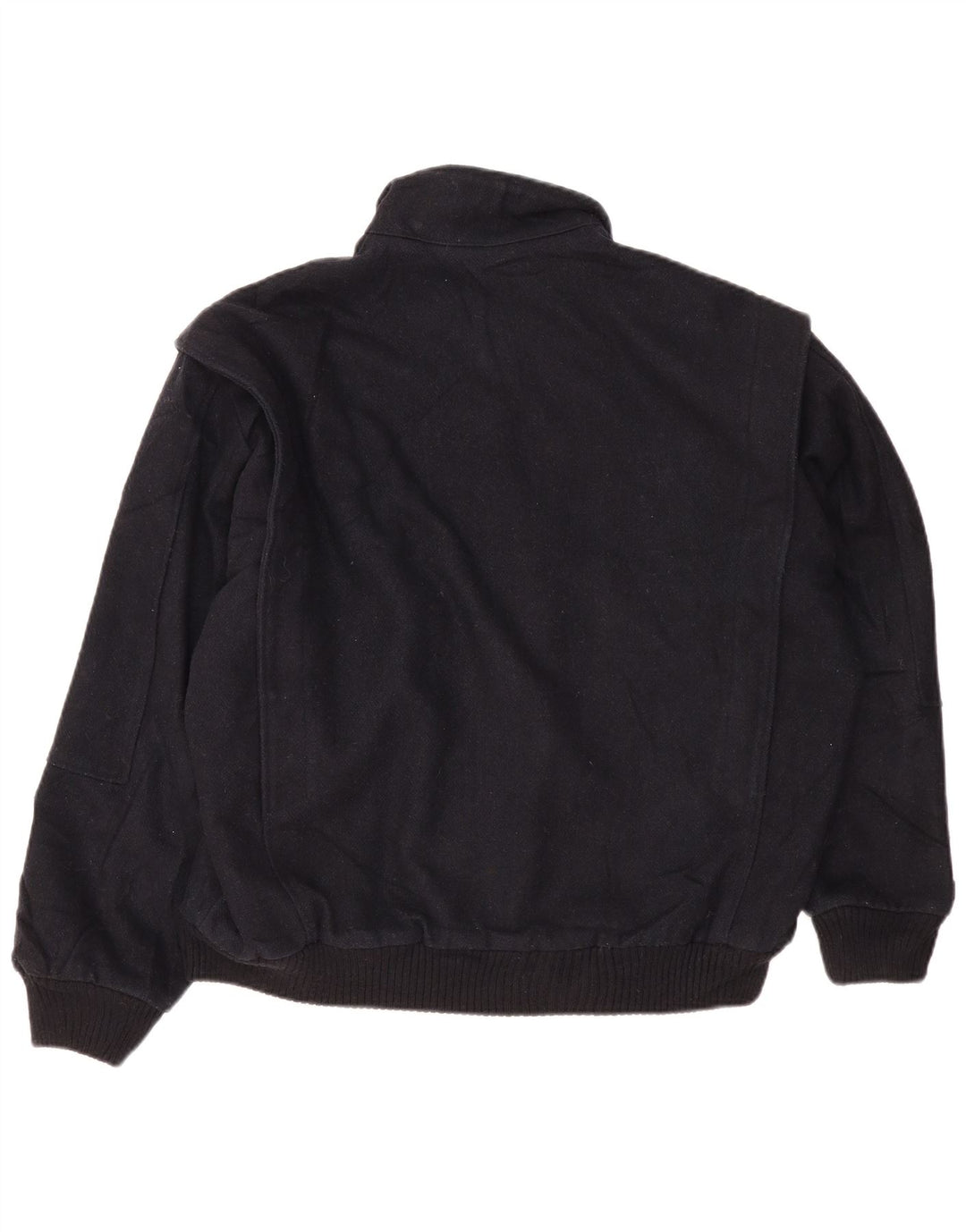 Giubbotto bomber da uomo Carrera UK 40 Large in lana blu navy