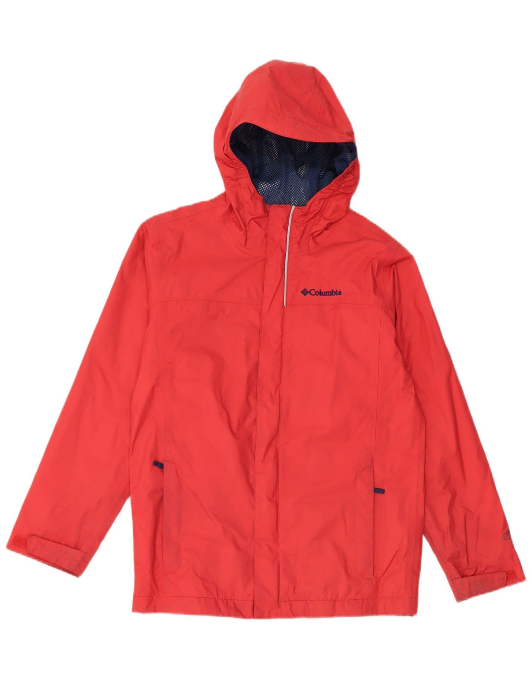 Giacca antipioggia con cappuccio da donna COLUMBIA UK 12 nylon rosso medio
