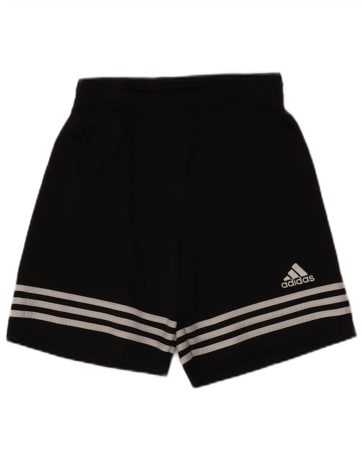 Pantaloncini sportivi Adidas Climalite da uomo piccoli in poliestere nero