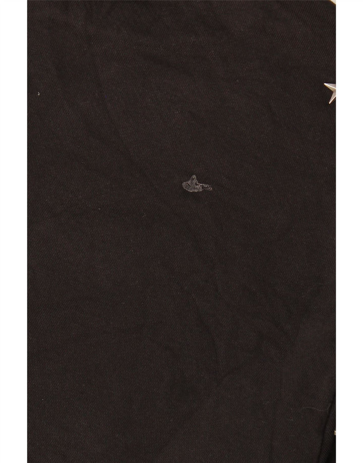 Felpa Zara da uomo maglione XL cotone geometrico nero