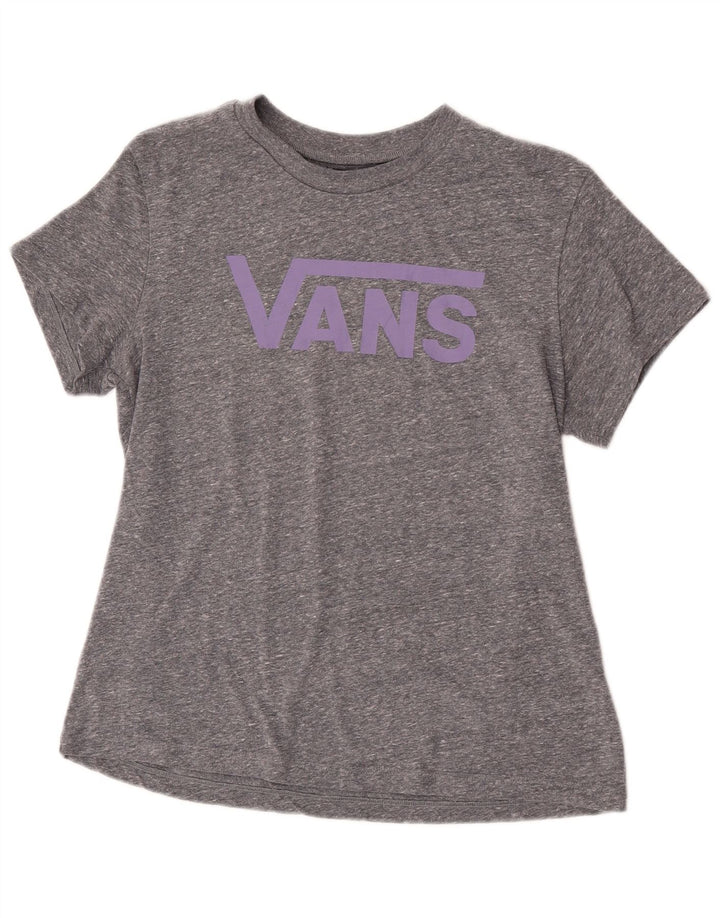 T-shirt grafica da donna Vans Top UK 14 Large Grey Flecked