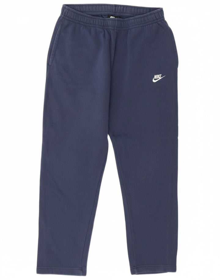 Pantaloni da tuta Nike da uomo in cotone blu navy medio