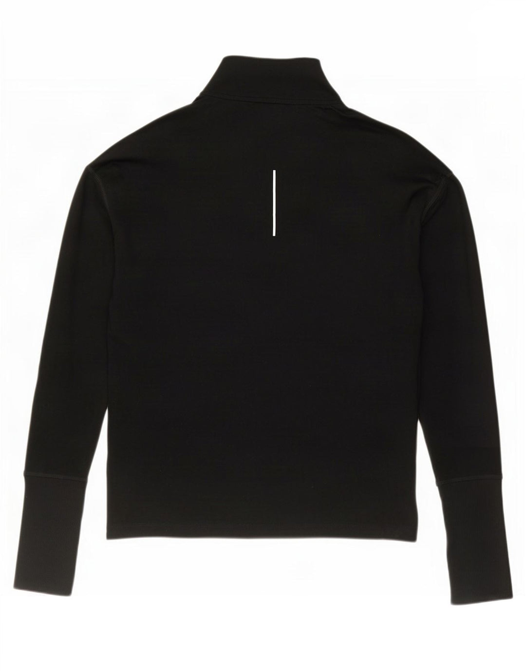 Top della tuta da ginnastica Nike Dri Fit con zip e collo da uomo, piccolo, nero