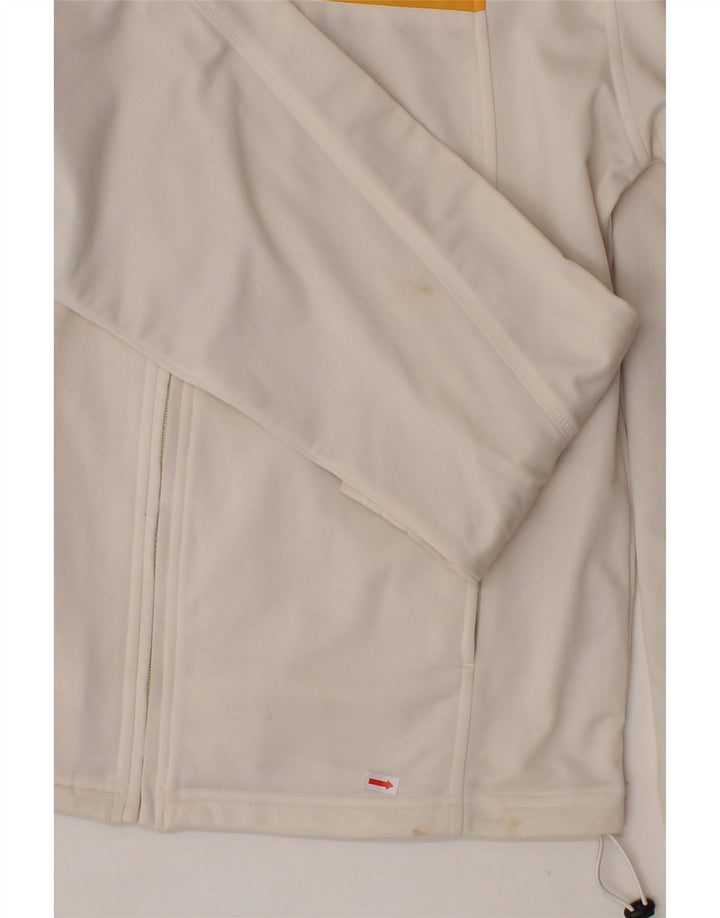 LOTTO Mens Tracksuit Top Jacket Medium White Polyester Vintage Lotto and Second-Hand Lotto from Messina Hembry 