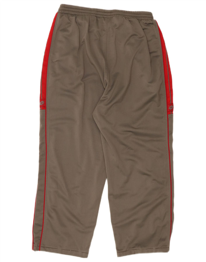 LOTTO Mens Capri Tracksuit Trousers 2XL  Grey Colourblock Polyester