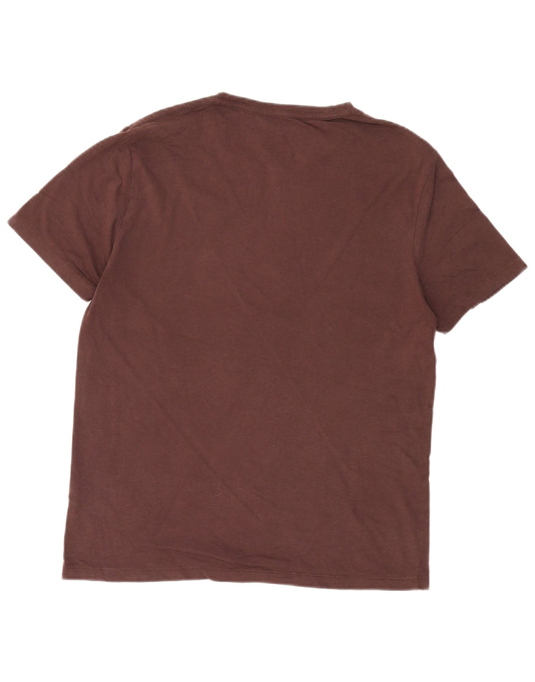 T-shirt da uomo ALL SAINTS Top grande in cotone bordeaux