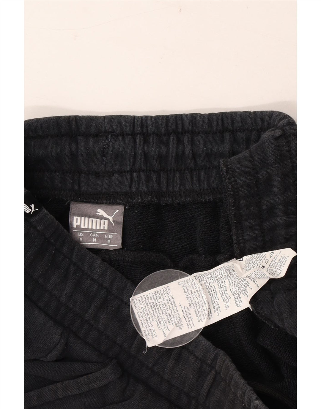 Pantaloncini sportivi da uomo Puma medio cotone nero
