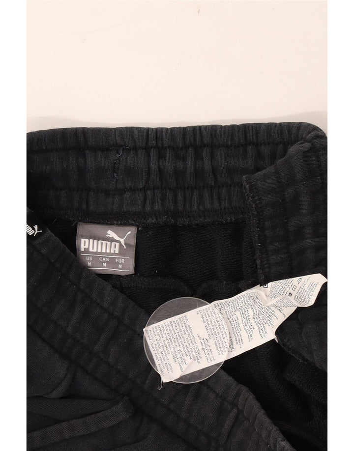 Pantaloncini sportivi da uomo Puma medio cotone nero