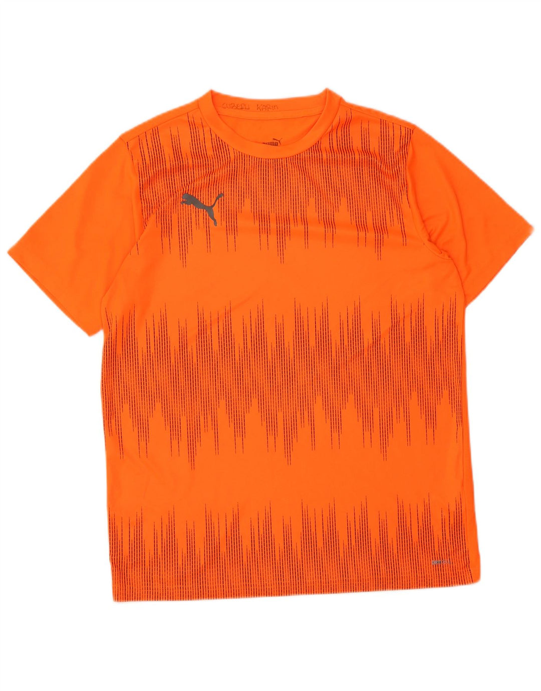 Maglietta Puma da bambino 15-16 anni XL Arancione geometrica in poliestere