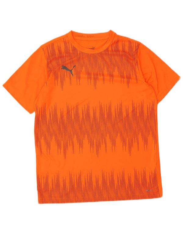 Maglietta Puma da bambino 15-16 anni XL Arancione geometrica in poliestere