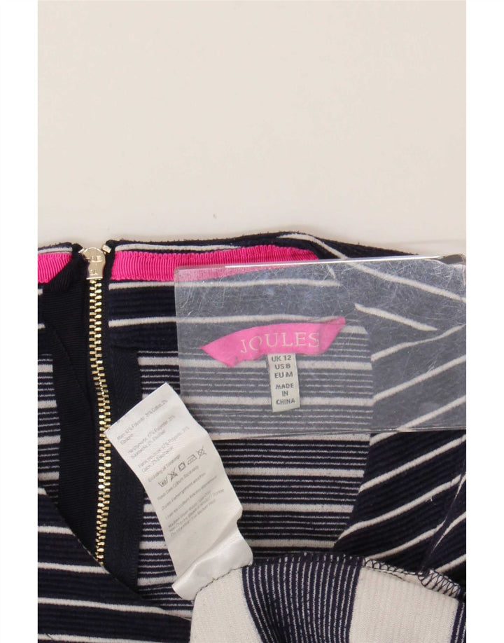 Abito basic da donna Joules UK 12 medio blu navy a righe nautiche