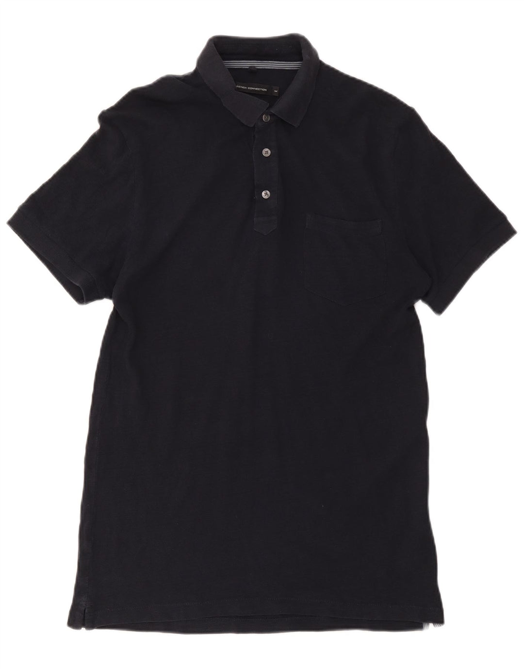 Polo regolare da uomo French Connection, cotone medio blu navy