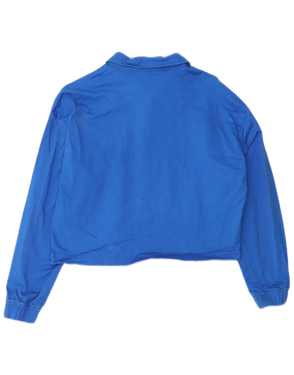 Giubbotto bomber corto da donna PUMA UK 14 cotone blu medio