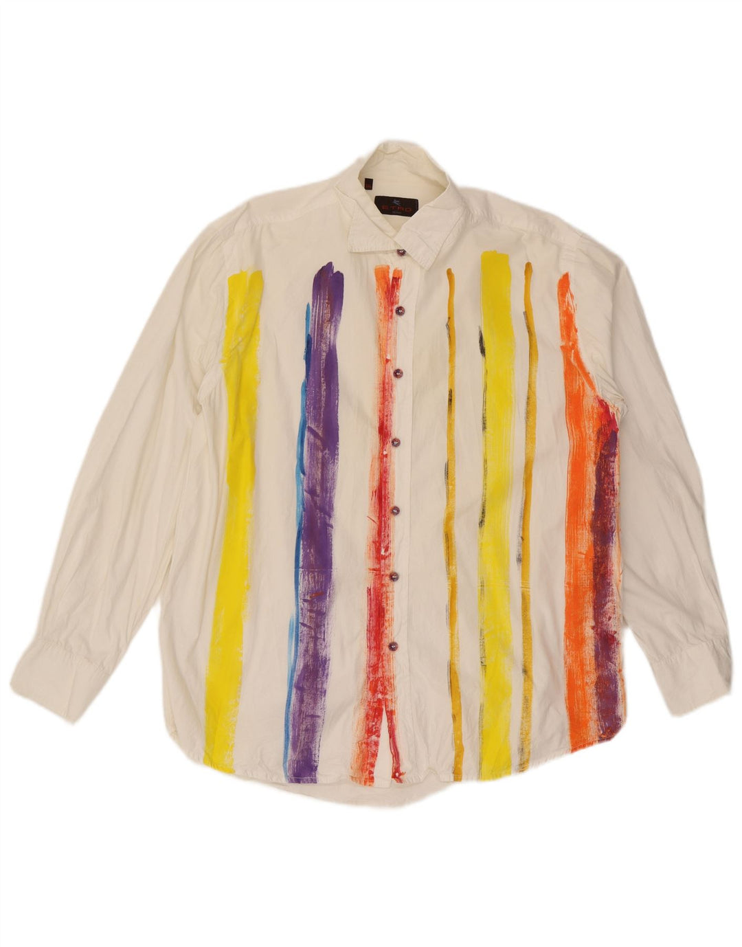 Camicia da uomo Etro 2XL a righe bianche