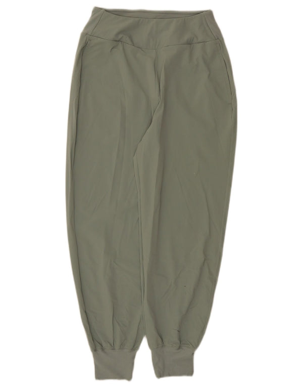 Pantaloni da tuta da jogging Nike Dri Fit Crop da donna UK 10 piccoli in nylon grigio