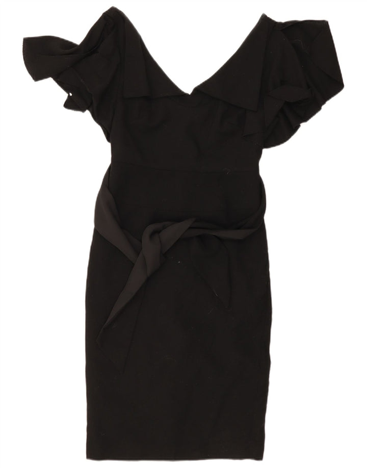 Abito aderente da donna Ted Baker taglia 1 XS lana nera