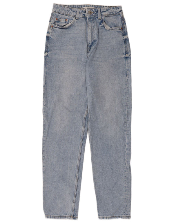 Jeans affusolati da donna Zara EU 36 XS W26 L28 Blu