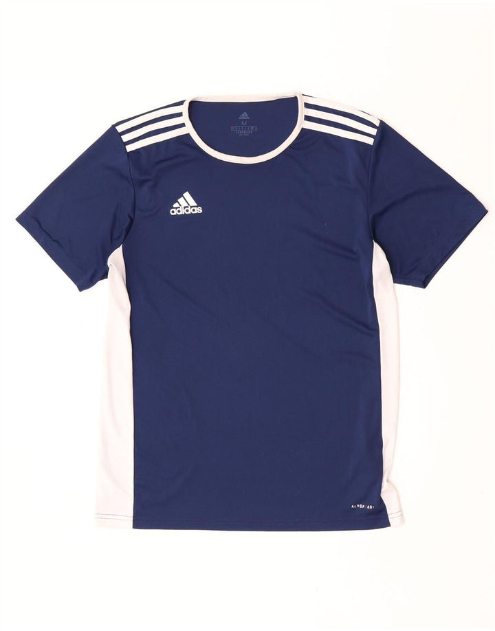 T-shirt Adidas Aeroready da uomo, media, in poliestere blu navy medio