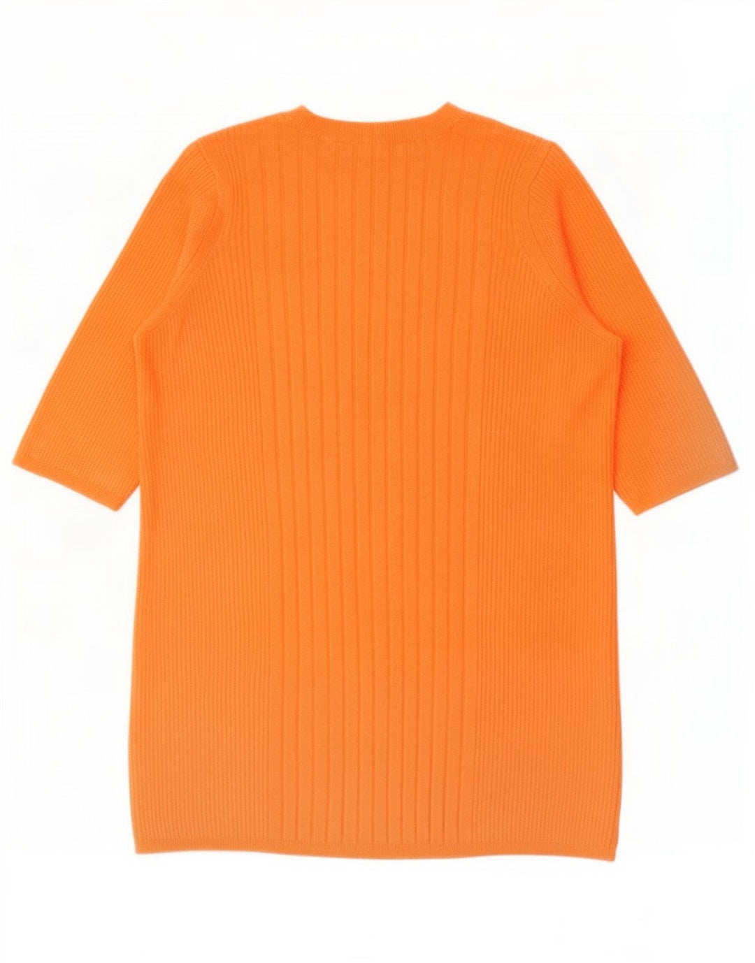 Marks & Spencer Top da donna manica 3/4 UK 12 Viscosa arancione medio