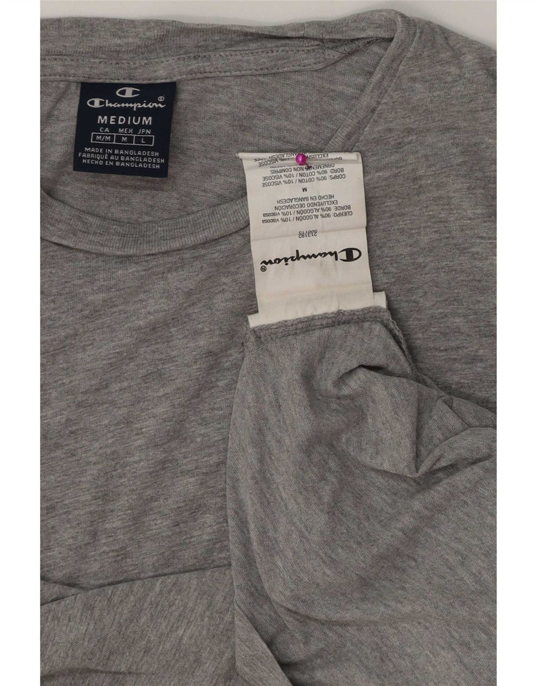 T-shirt da uomo Adidas Top in cotone chiazzato grigio medio