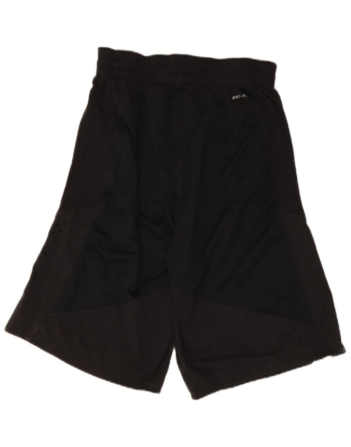 Pantaloncini sportivi Nike Dri Fit da uomo, poliestere medio nero