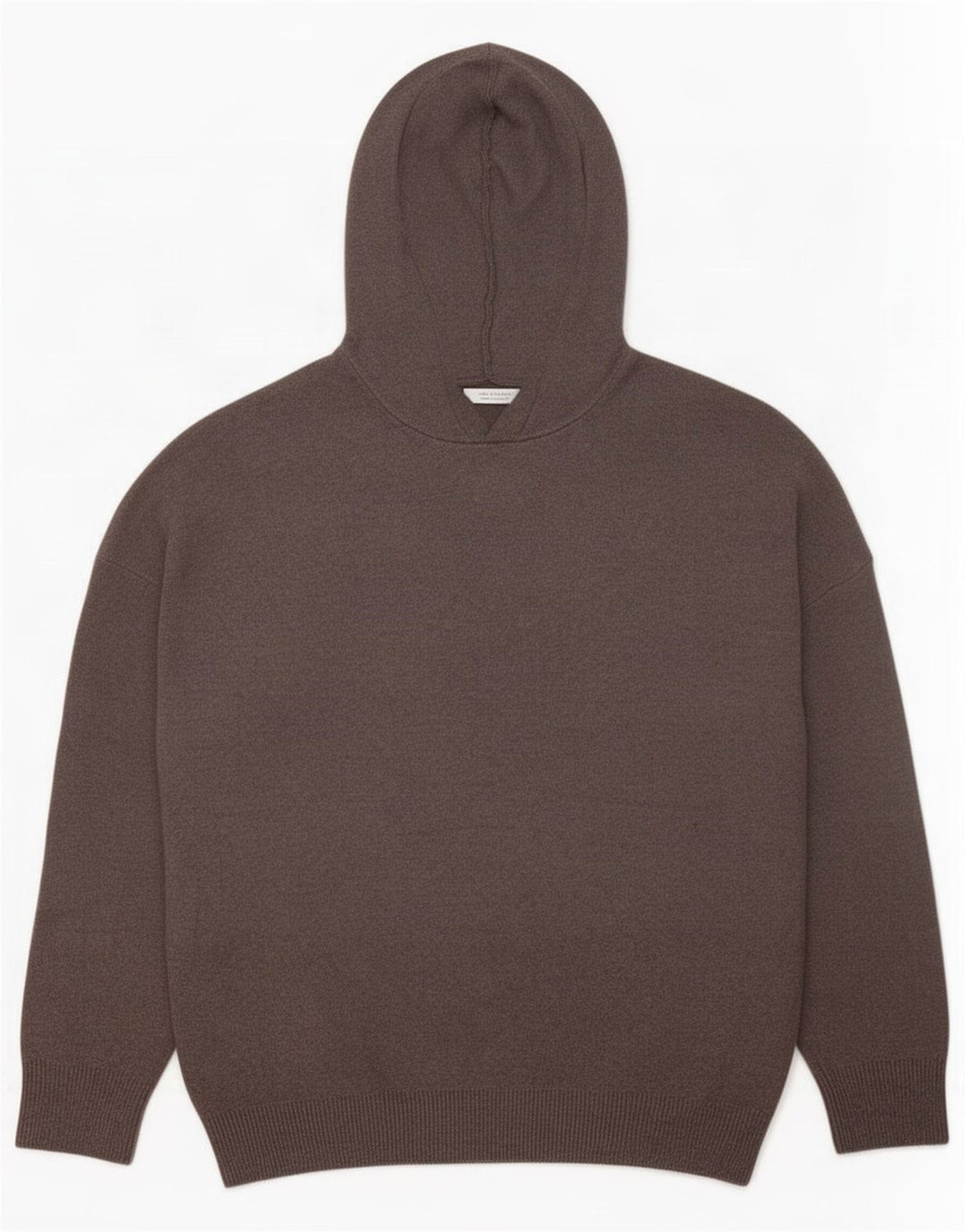 Maglione con cappuccio Zara da uomo in viscosa grigio medio