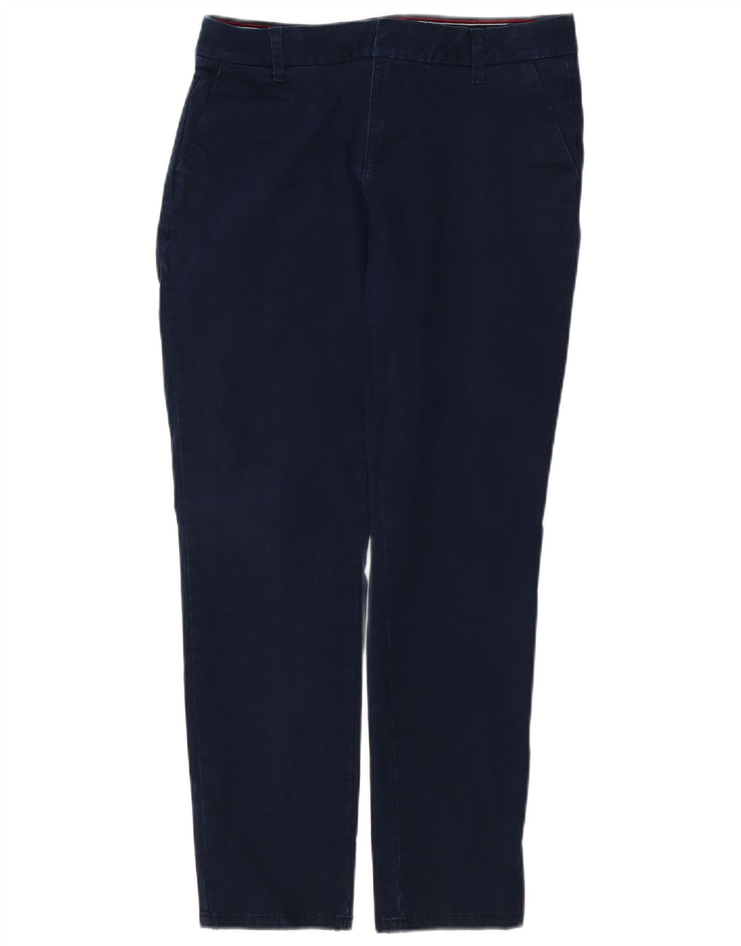TOMMY HILFIGER Pantaloni chino da donna US 6 medi W30 L29 Blu navy