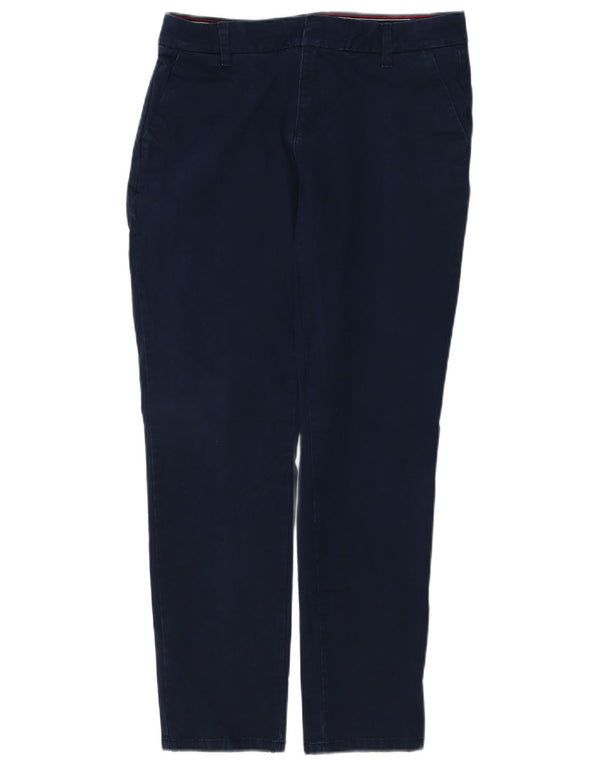 TOMMY HILFIGER Pantaloni chino da donna US 6 medi W30 L29 Blu navy