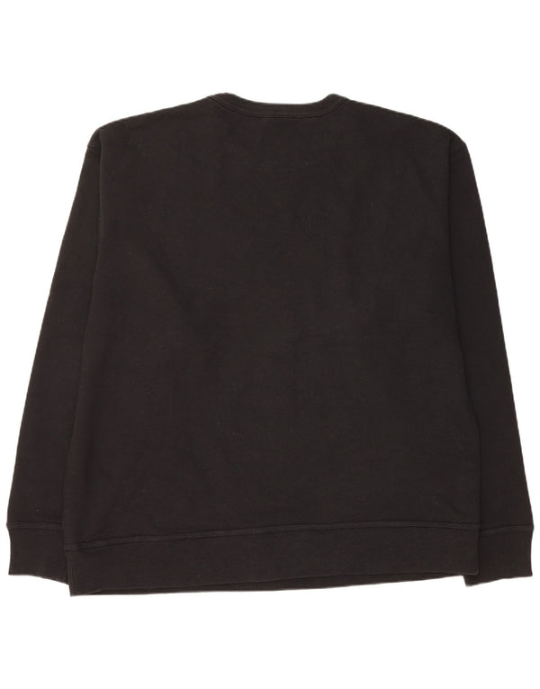 Felpa grafica da uomo CHAMPION Maglione XL Cotone nero