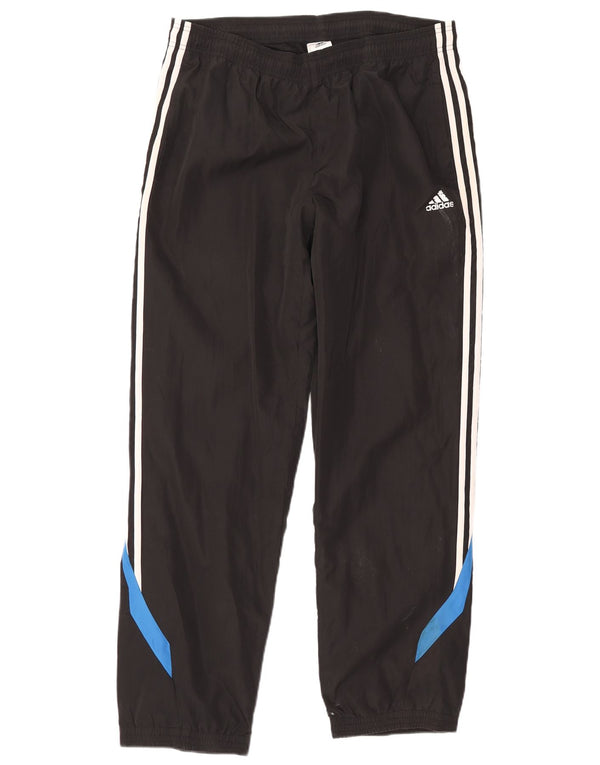 Pantaloni da tuta da uomo ADIDAS UK 42/44 Large Nero Poliestere