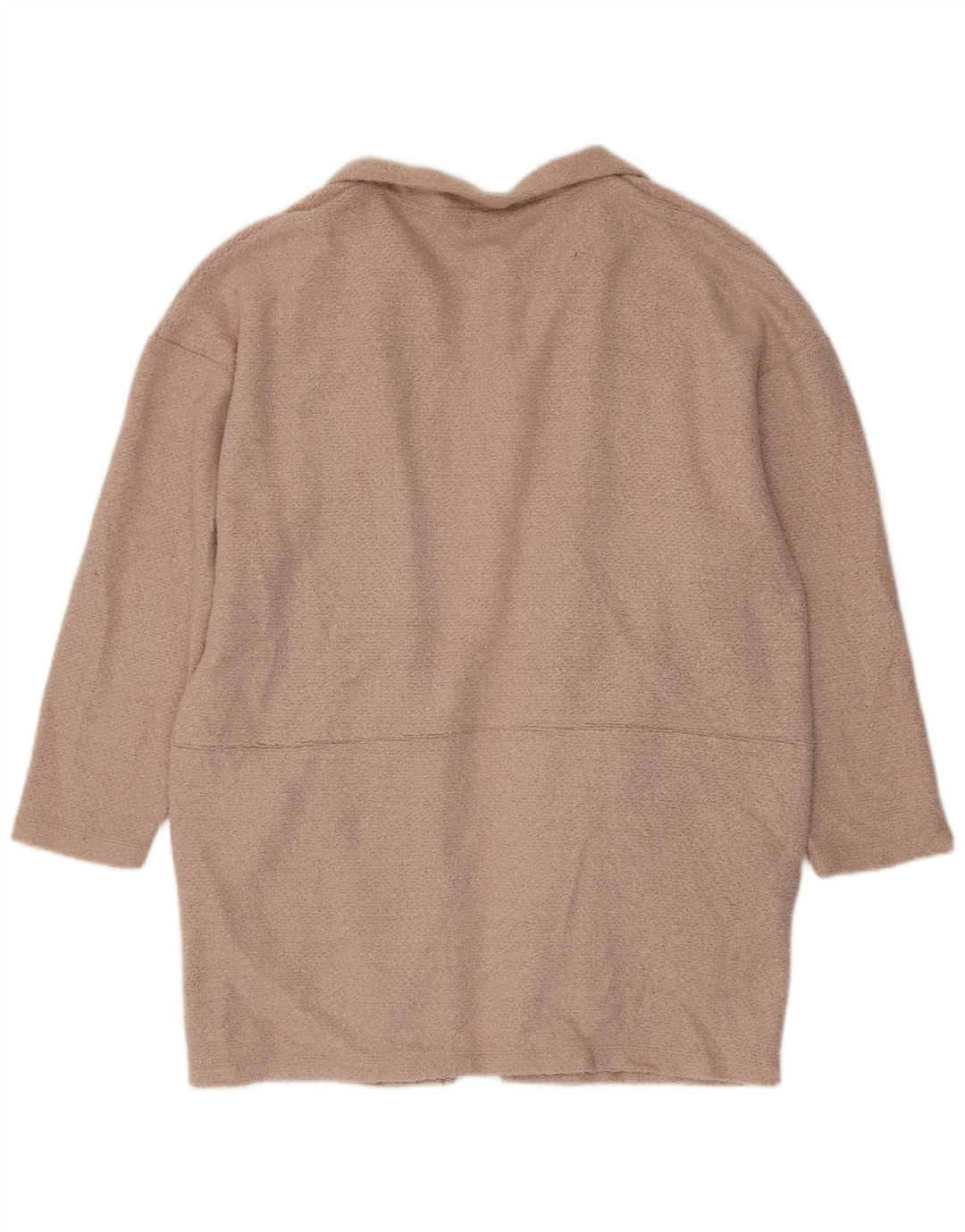 Maglione cardigan lungo da donna Marks & Spencer UK 20 2XL poliestere rosa