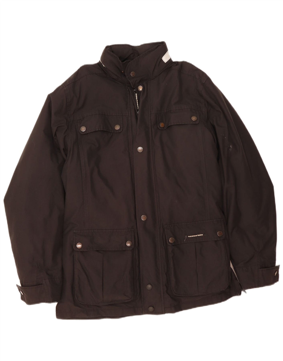 Giacca da uomo con cappuccio Tucano Urbano UK 40 Large Nero Poliestere