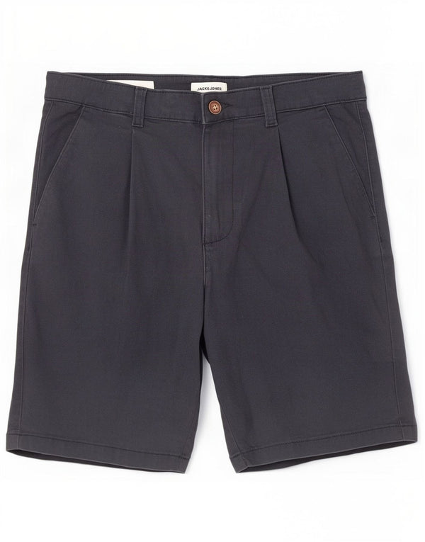 Pantaloncini chino vestibilità regolare da donna Jack & Jones medi W30 cotone blu navy