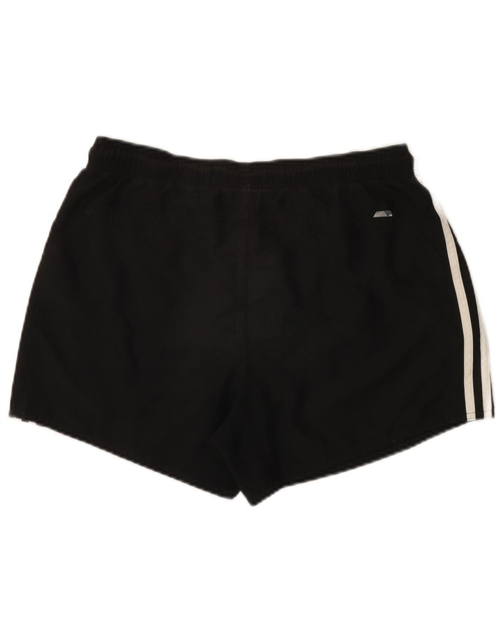 Pantaloncini sportivi da uomo Adidas medi neri in poliestere