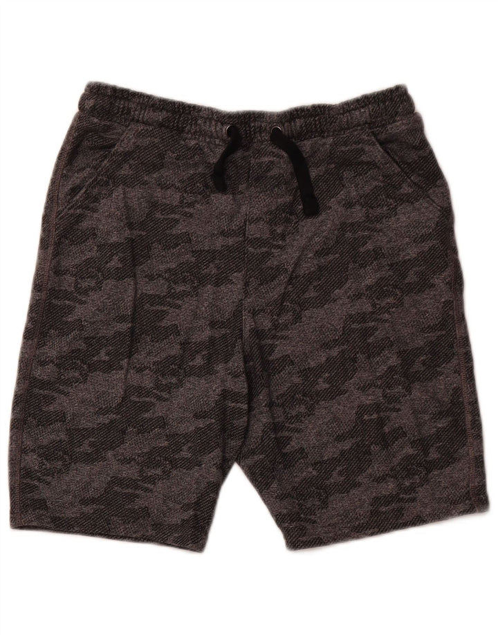 MARKS & SPENCER Pantaloncini sportivi da bambino 13-14 anni in cotone mimetico grigio