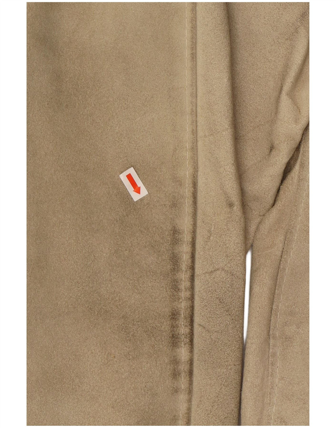 Giacca vintage in pelle scamosciata da uomo IT 48 in pelle beige media