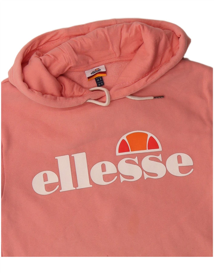 Maglione con cappuccio grafico da donna ELLESSE UK 6 XS Rosa