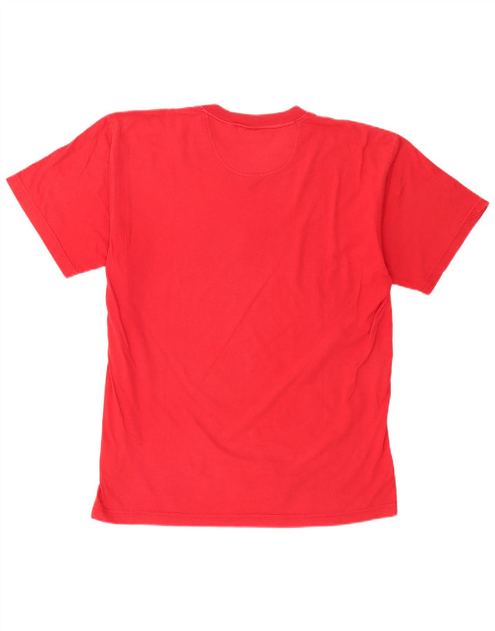 T-shirt grafica da uomo FILA Top grande in cotone rosso