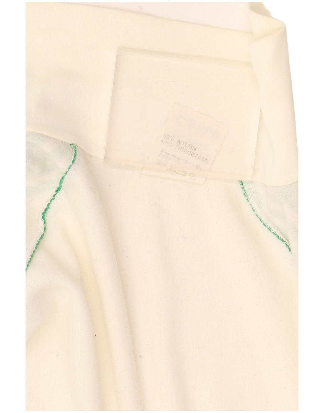 Giacca da tuta da uomo vintage 2XL in nylon color block bianco