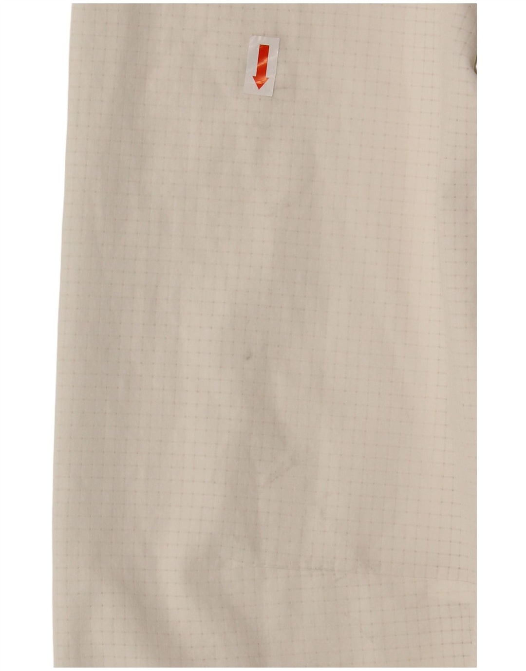 REEBOK Giacca da tuta da uomo grande in poliestere a quadri bianchi