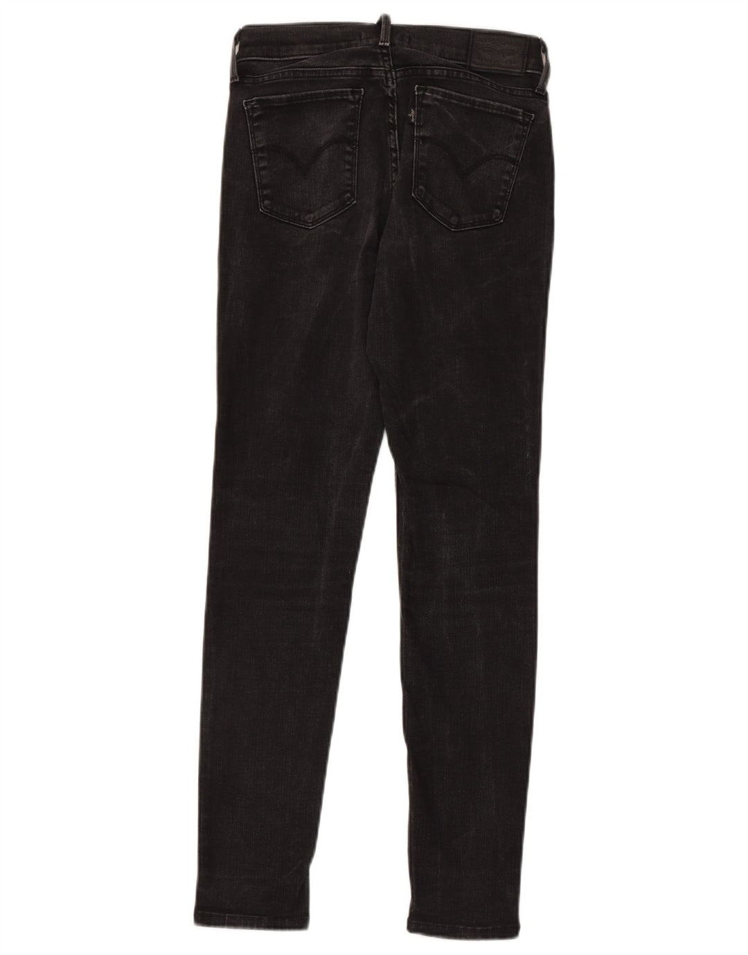 LEVI'S Jeans 710 Super Skinny da Donna W28 L28 Cotone Nero