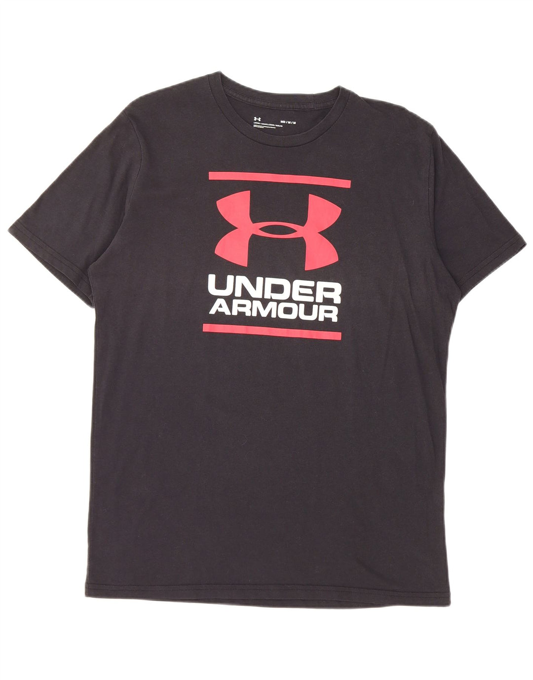 Maglietta grafica da uomo Under Armour Top nera media