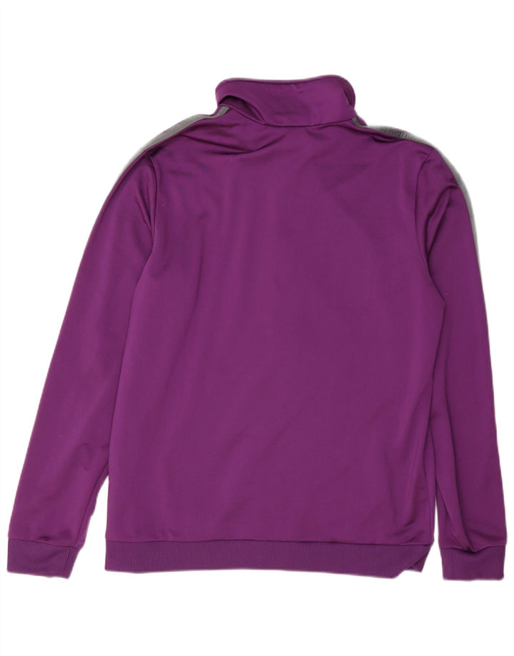 Giacca da tuta da donna Adidas UK 16/18 Large Viola Poliestere